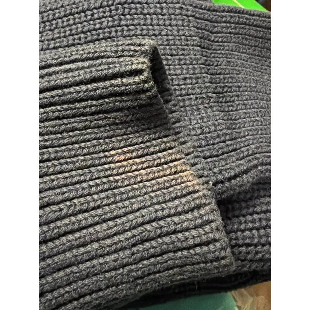 L.L. Bean Men’s Zip Front Heavy Knit Sweater Cardigan Size M